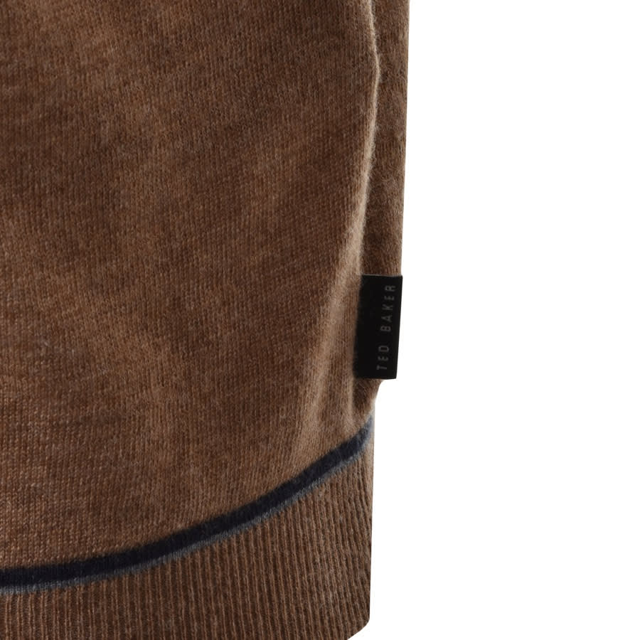 Alternative Image for ProductTed Baker Exarno Roll Neck Knit Jumper Brown3